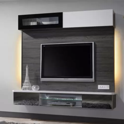 Hanging Wall Mounted Modern TV Cabinet Set