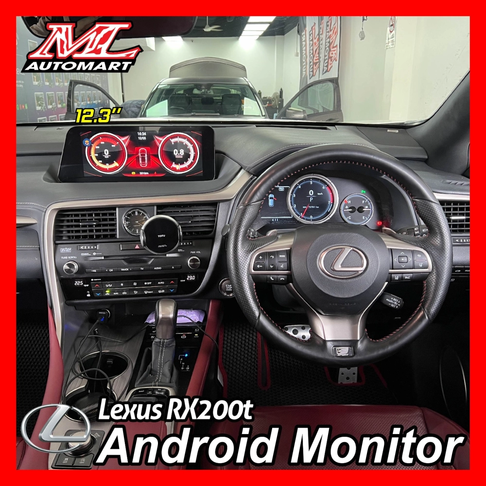 Lexus RX200t AL20 Android Monitor (12.3")