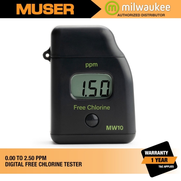 MW10 Digital Free Chlorine Tester | Milwaukee by Muser Chlorine Test Milwaukee Kuala Lumpur (KL), Malaysia, Selangor, Sunway Velocity Supplier, Suppliers, Supply, Supplies | Muser Apac Sdn Bhd