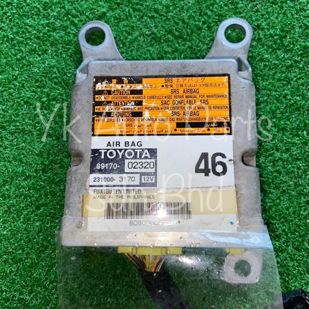 TOYOTA ALTIS AIRBAG CONTROL MODULE 46 USED 89170-02320