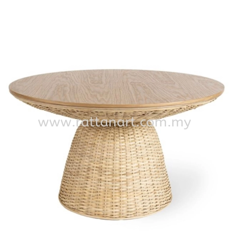 RATTAN ROUND TABLE