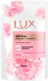 Lux Shower Cream Refill Soft Rose 800ml Lux Personal Care   Wholesaler, Supplier, Supply, Supplies | J.B. Cip Sen Trading Sdn Bhd