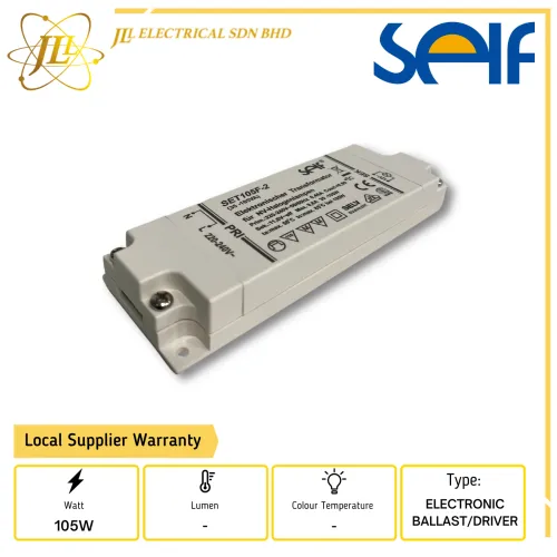 SELF SET105F-2 105W 220-240V ELECTRONIC BALLAST/DRIVER 