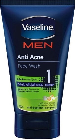 Vaseline Men Facial Foam Anti Acne 100g Vaseline Men  Men Care Johor Bahru (JB), Malaysia, Ulu Tiram Wholesaler, Supplier, Supply, Supplies | J.B. Cip Sen Trading Sdn Bhd