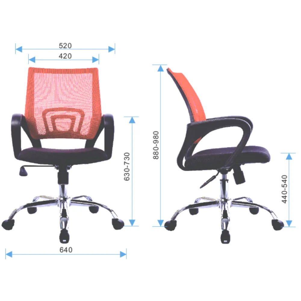 Ergonomic chair Mesh Office Chair Penang Business Grade Swivel Ergonomic Adjustable 