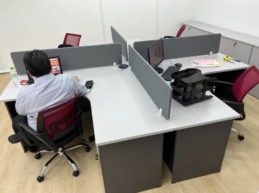 Office Table Penang | Office Workstation Set Up | Partition Board | Office Table