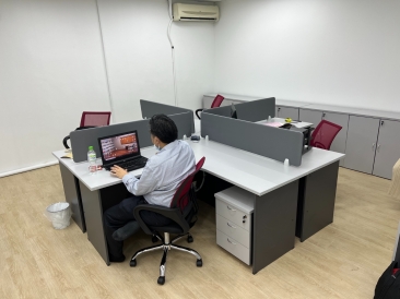 Office Table Penang | Office Workstation Set Up | Partition Board | Office Table