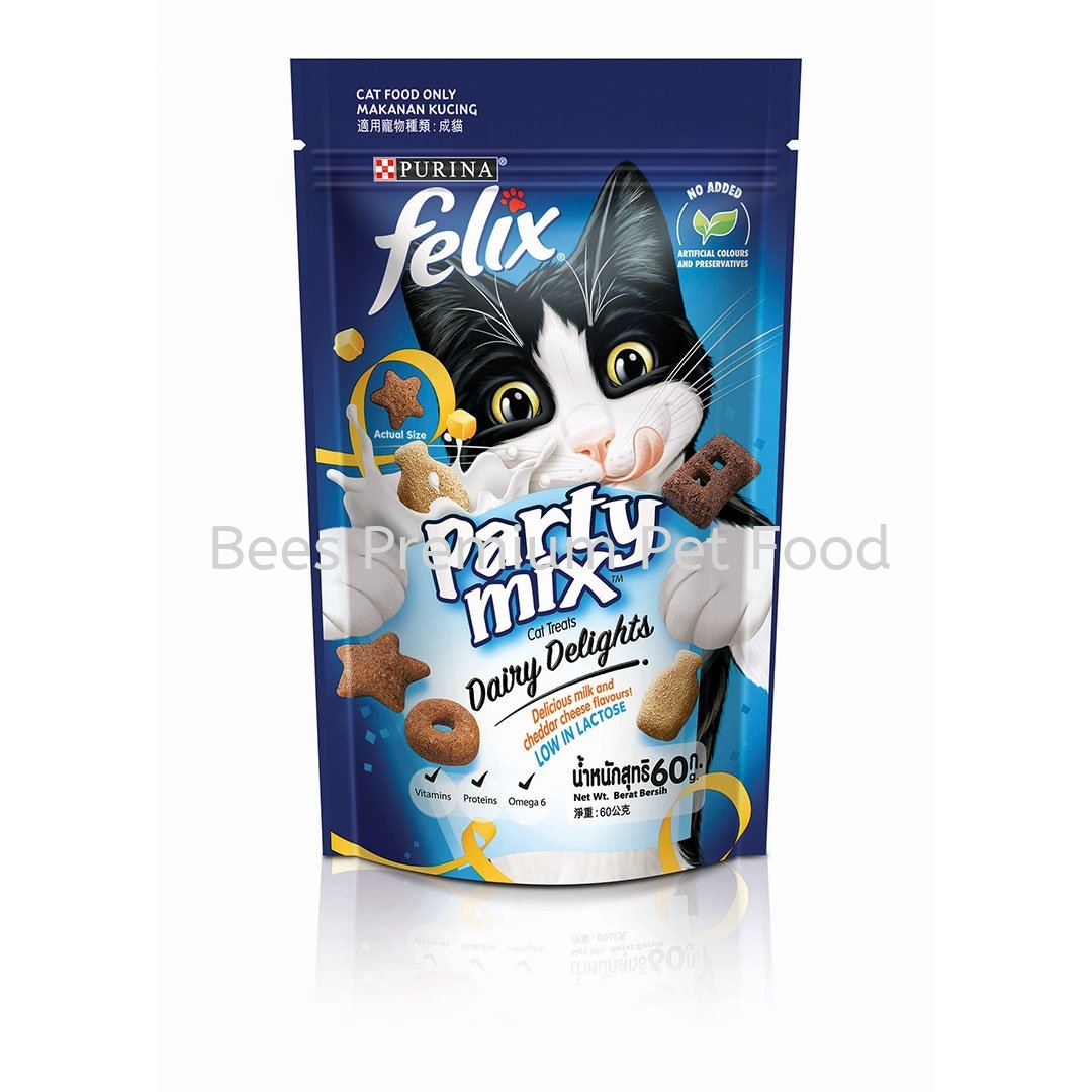Purina felix party mix 60g Cat Food Selangor, Malaysia, Kuala Lumpur (KL),  Petaling Jaya (PJ) Supplier,