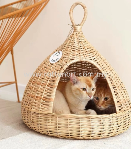 RATTAN PET BED