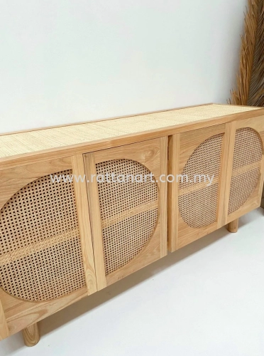 RATTAN CABINET/ SIDEBOARD