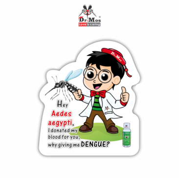 Mosquito Educational Fridge Magnet_AEDES AEGYPTI