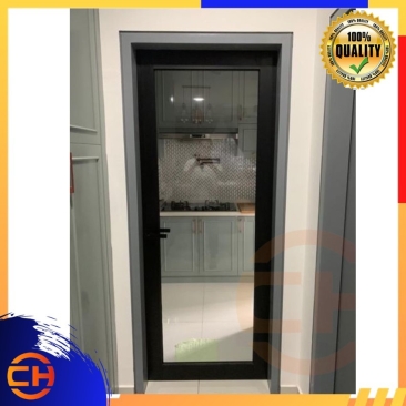 SWING DOOR 830A / BI FOLD DOOR CUSTOM MADE SIZE  (5MM NORMAL GLASS)