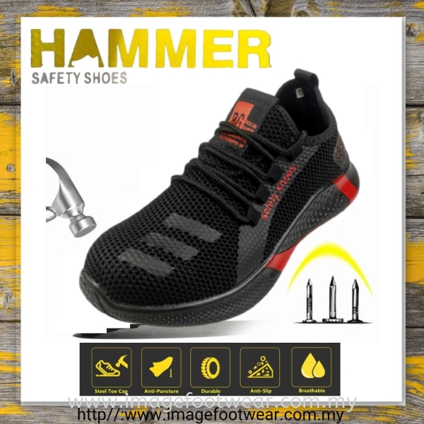 HAMMER Men Safety Lifestyle HS-32719- RED Colour Men Safety Lifestyle Malaysia, Selangor, Kuala Lumpur (KL) Retailer | IMAGE FOOTWEAR COLLECTION SDN BHD