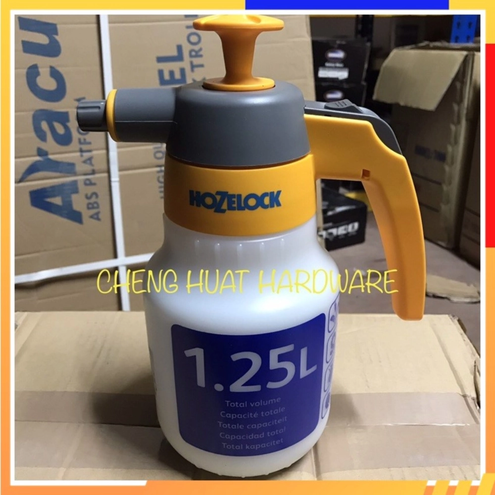 HOZELOCK SPRAYER PUMP 1.25L PRESSURE WATER SPRAYER (MADE IN BRITAIN)