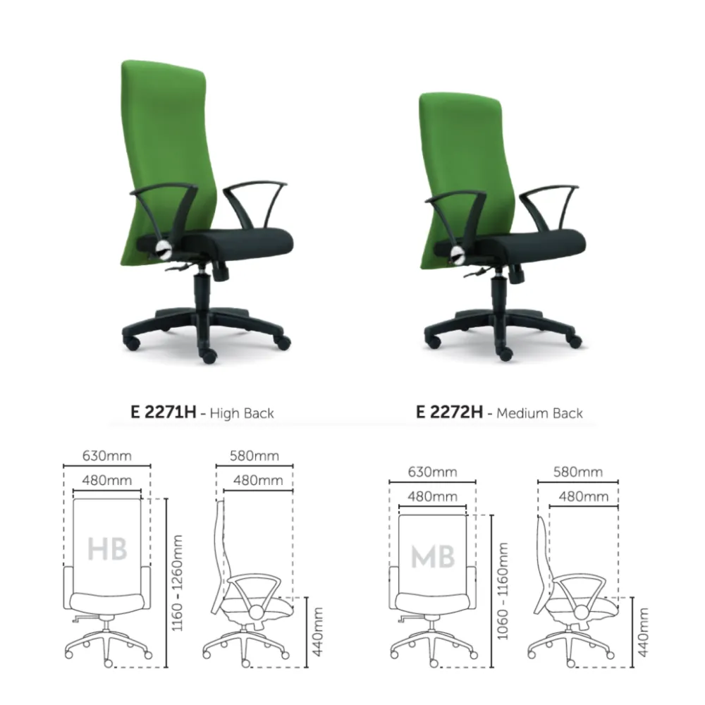 GAIN High Back Executive Office Chair | Office Chair Penang