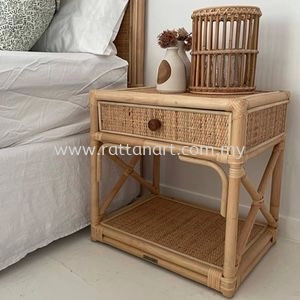 RATTAN SIDE TABLE