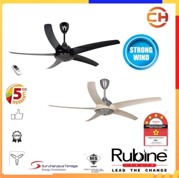 RUBINE ALTO SERIES CEILING FAN WITH 4 FORWARD + 4 REVERSE [RCF-ALTO-5B-GM 56 INCH]