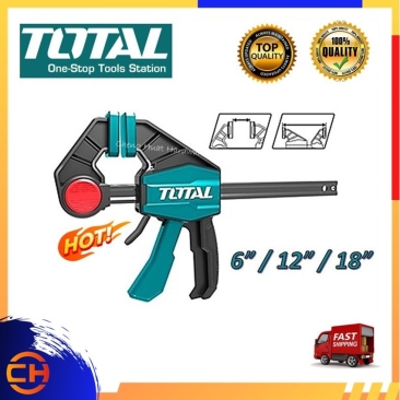 TOTAL TOOLS 63 X 150mm/300mm/450mm Quick Bar Clamps THT1340601 /THT1340602 /THT1340603