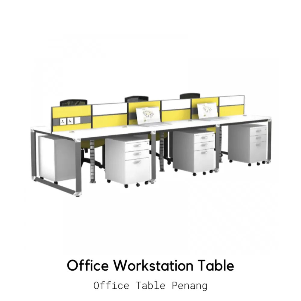 Office Workstation Table for 6 person & More | Office Table Penang