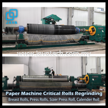 Paper Machine Critical Rolls Regrinding