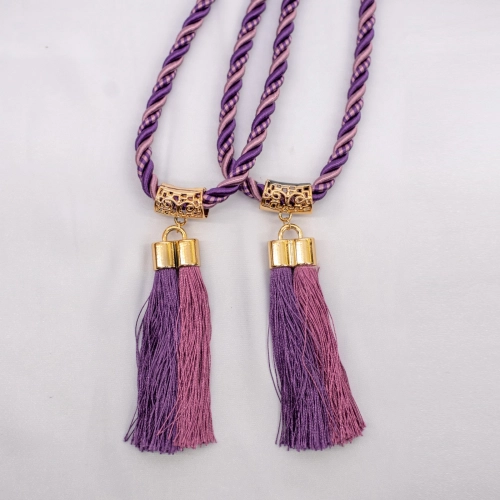 Curtain Silky Braided Rope Tieback Tassels 