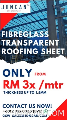 FRP TRANSLUCENT ROOFING SHEET