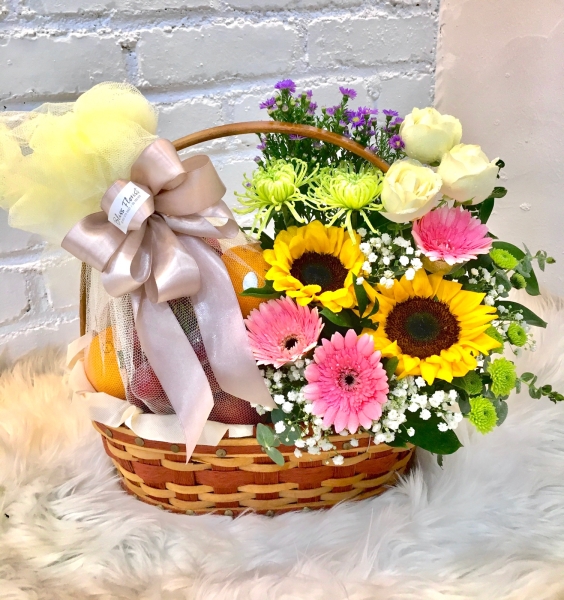 FFB 013 Fruits Flower Basket Melaka Retailer, Services | BLISS FLORIST