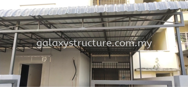 To Fabrication and Install new Awning Skylight Metal Deck Paint - Apartment Kasuarina Persiaran Botanic Bandar Botanic 41200 Klang. Bumbung Logam Selangor, Malaysia, Kuala Lumpur (KL), Shah Alam Supplier, Suppliers, Supply, Supplies | GALAXY STRUCTURE & ENGINEERING SDN BHD