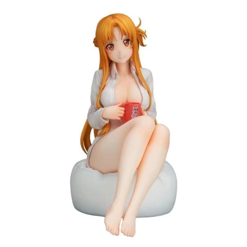 Sword Art Online Asuna Yuuki White Shirt Version Anime Figure CPU Decoration