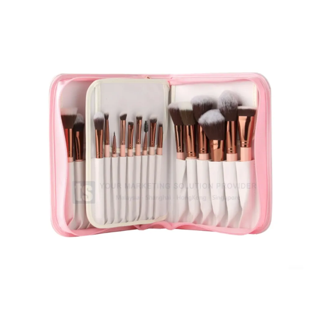 30 Piece Rose Gold Brush Set