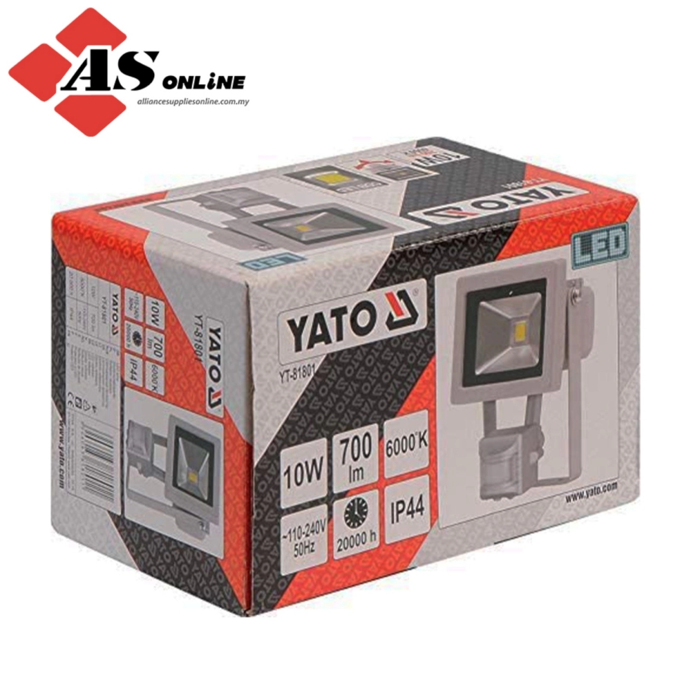 YATO 10W 700LM 1LED With Motion Sensor / Model:  YT-81801