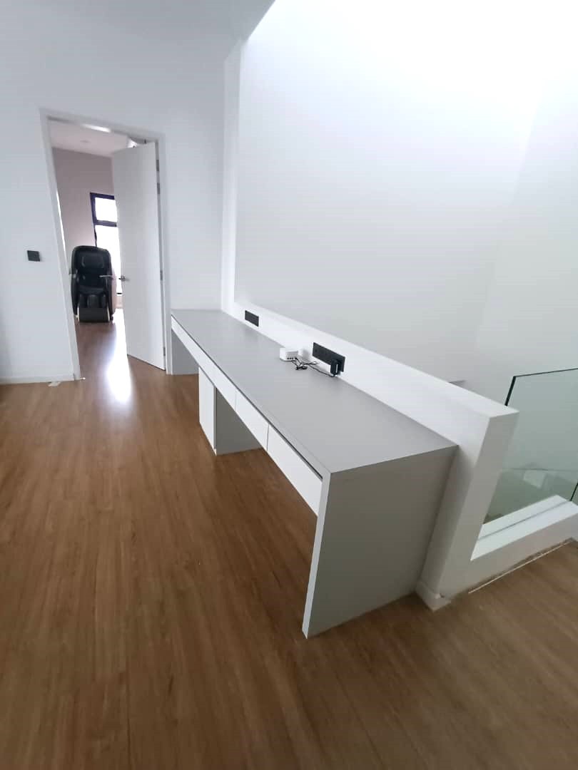 LAMINATED STUDY TABLE | LIVING ROOM AT KAJANG | KEPONG | SERI KEMBANGAN