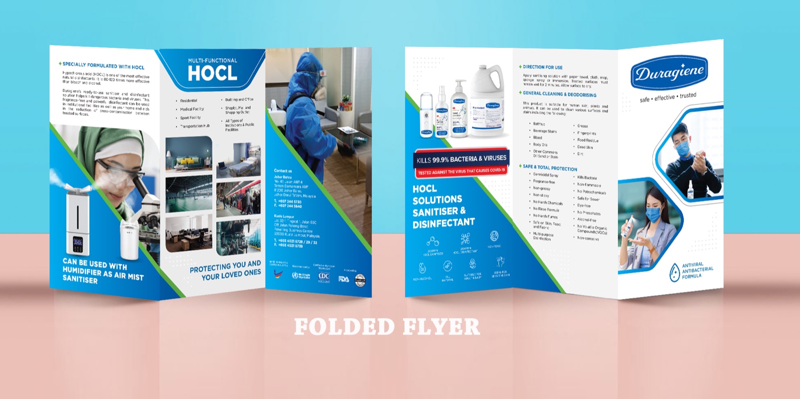 Folded Flyers/ Leaflets/ Pamphlets/ Brochures