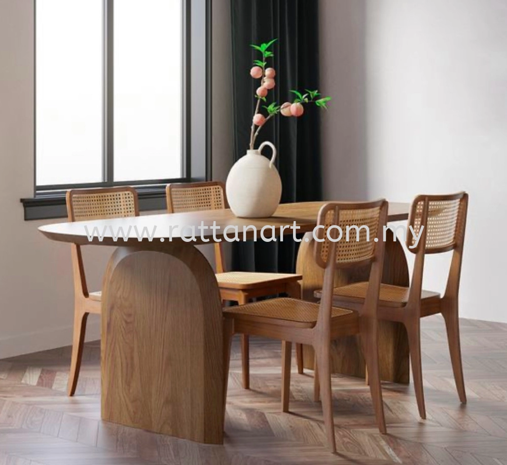 WOODEN DINING TABLE