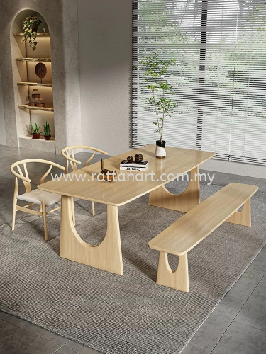 WOODEN DINING TABLE