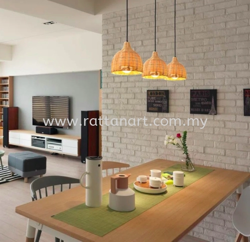 RATTAN PENDANT LIGHT