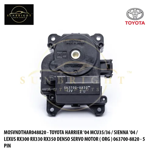 MOSVNDTHAR048820 - TOYOTA HARRIER '04 MCU35/36 / SIENNA '04 / LEXUS RX300 RX330 RX350 DENSO SERVO MOTOR ( ORG ) 063700-8820 - 5 PIN