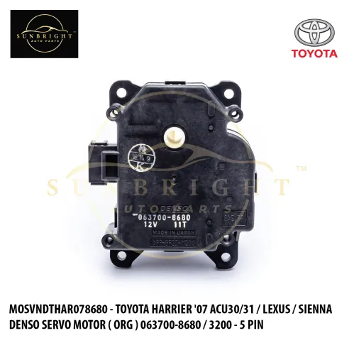 MOSVNDTHAR078680 - TOYOTA HARRIER '07 ACU30/31 / LEXUS / SIENNA DENSO SERVO MOTOR ( ORG ) 063700-8680 / 3200 - 5 PIN