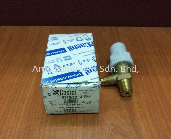 CASTEL RECEIVER VALVE 1/4 SAE SAE FLARE - 1/4 NPT AIR CONDITIONER PARTS  AIR CONDITIONER PARTS Malaysia, Perak Supplier, Suppliers, Supply, Supplies | Arus Samudera Sdn Bhd