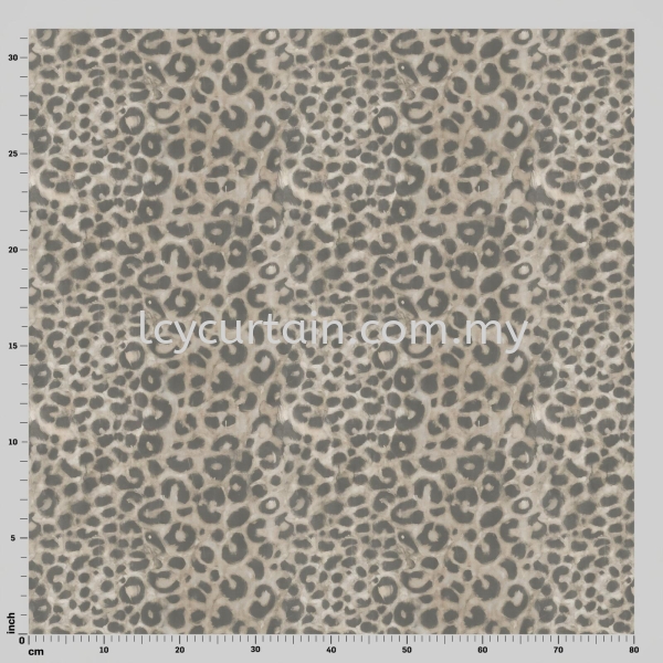 Junglio Tabaqui 02 Bark Leopard Prints Curtain Leaves Curtain Curtain Selangor, Malaysia, Kuala Lumpur (KL), Puchong Supplier, Suppliers, Supply, Supplies | LCY Curtain & Blinds