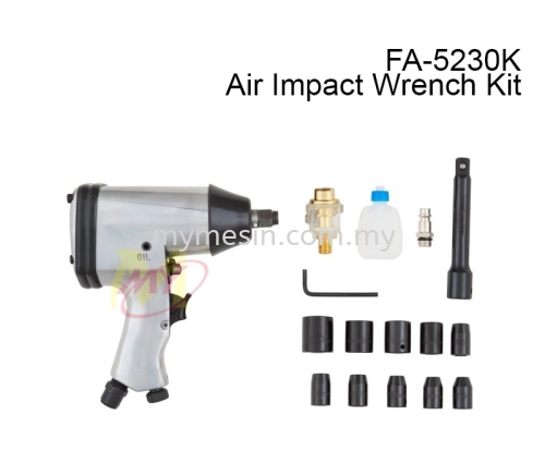 FA-5230K 1/2" Air Impact Wrench Kit [Code: 10092]