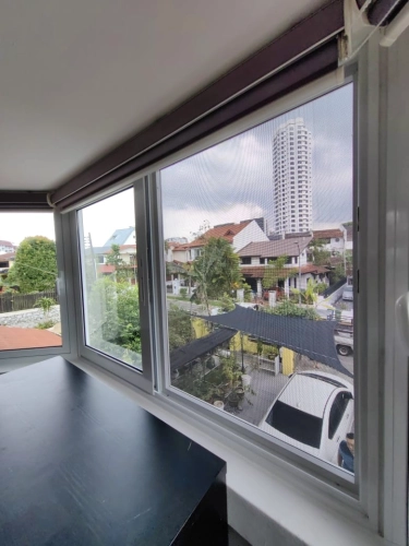 Fixed Security Stainless Steel Mosquito Wire Mesh Window @ Jalan Rebana, Singapore