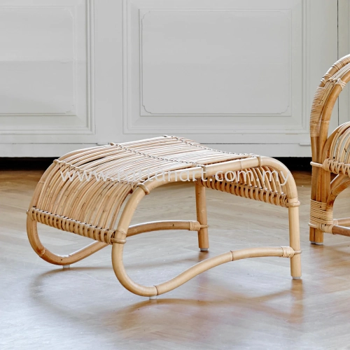 RATTAN FOOT STOOL