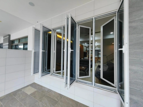 Security Stainless Steel Mosquito Wire Mesh Casement Window @ Bukit Impian Emas