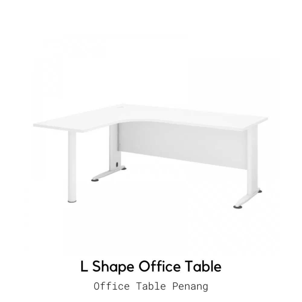Executive Office Table L Shape | Office Table Penang