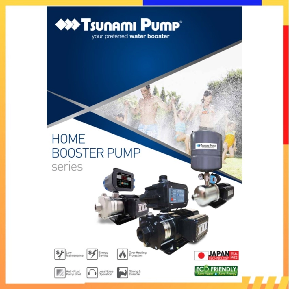 Tsunami Pump CMH4-60-K Durable Water Booster Pump 1.1kw