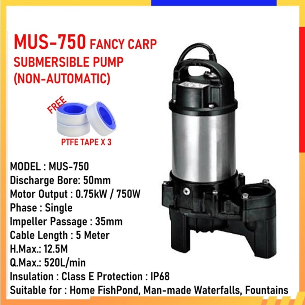 Tsunami MUS 150/150A FANCY CARP Submersible Pump