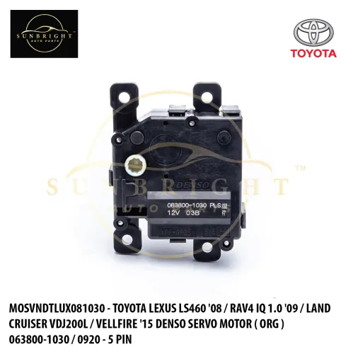 MOSVNDTLUX081030 - TOYOTA LEXUS LS460 '08 / RAV4 IQ 1.0 '09 / C / VELLFIRE '15 DENSO SERVO MOTOR ( ORG ) 063800-1030 / 0920 - 5 PIN