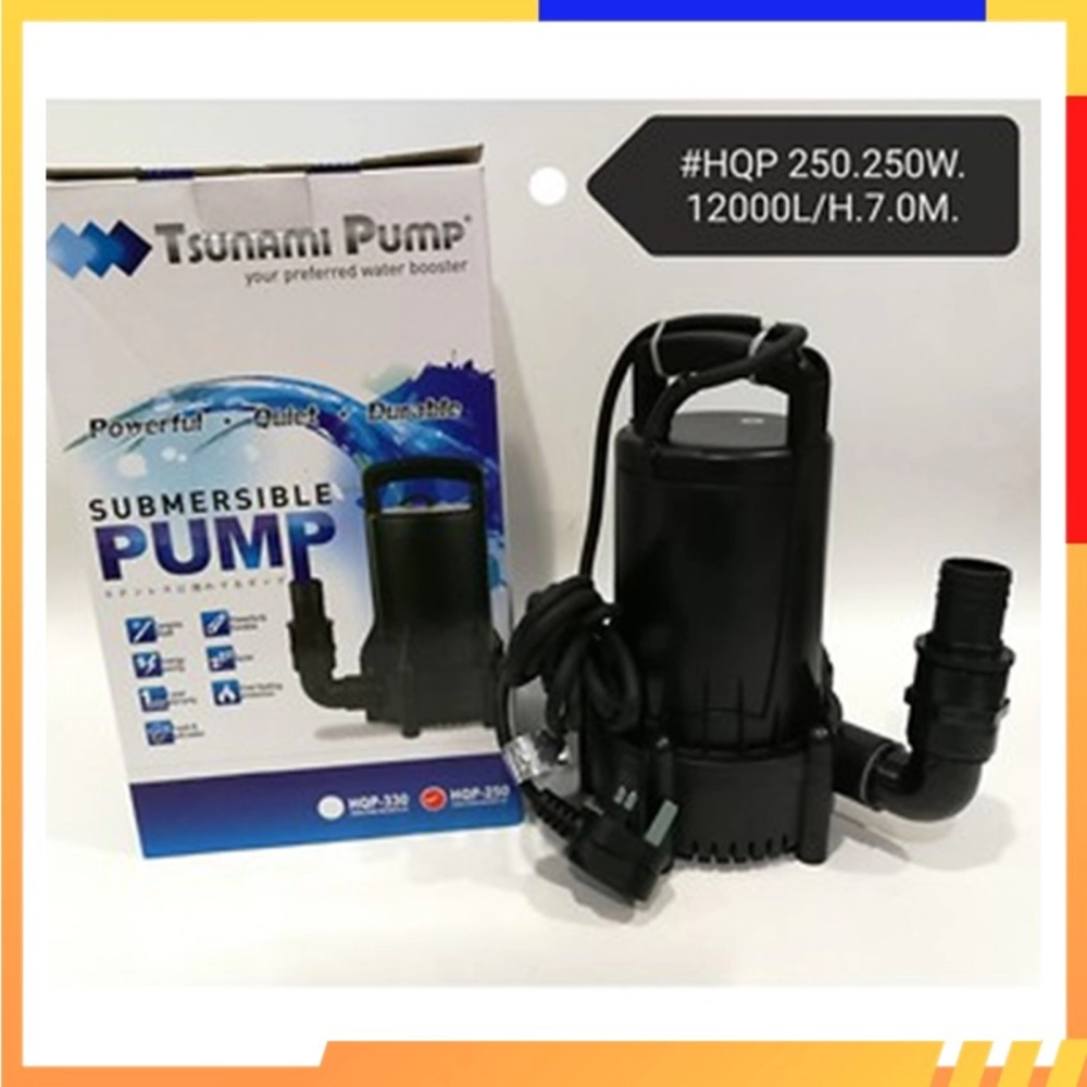 Tsunami HQP-250 / HQP-330 Submersible Pump (12000L)(250W/240V/50HZ)