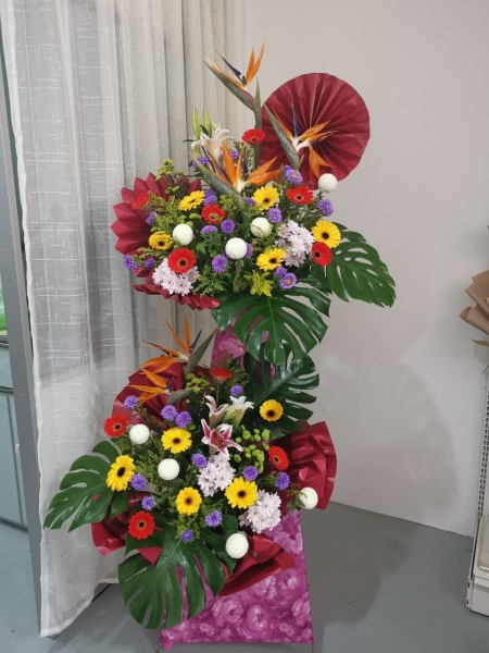 Grand Opening Metal Stand 250 (1) Metal Stand  Grand Opening Flower Kedah, Malaysia, Sungai Petani Supplier, Suppliers, Supply, Supplies | U PLAS ENTERPRISE